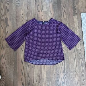 Stitch Fix Papermoon Larie Crew Neck Bell Sleeve Blouse size Medium